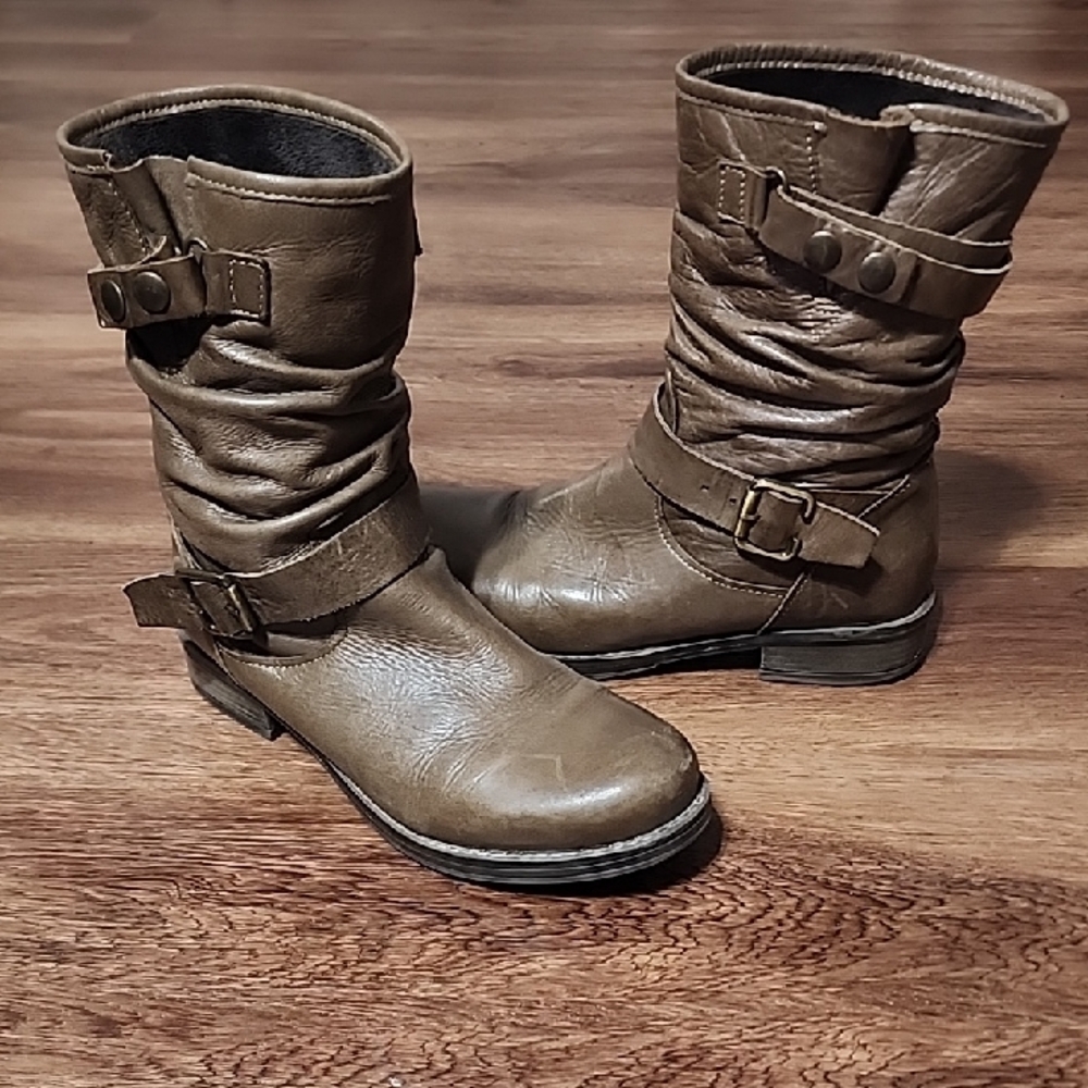 Eric Michael Tan Leather Ankle Boots